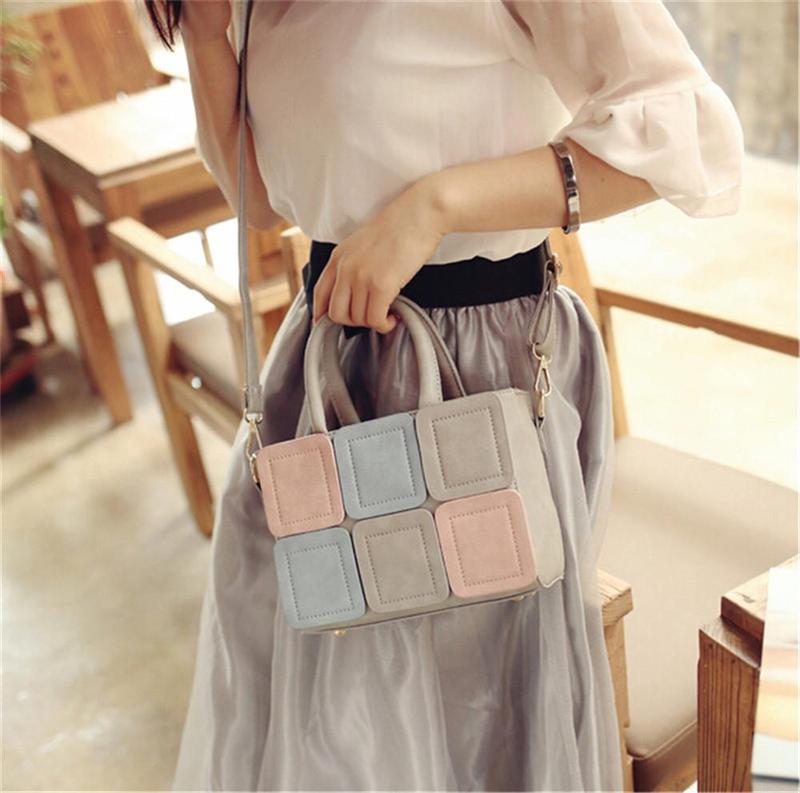 Rare Squares Design Handbag