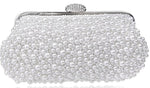 Pearl Detail Clutch Bag