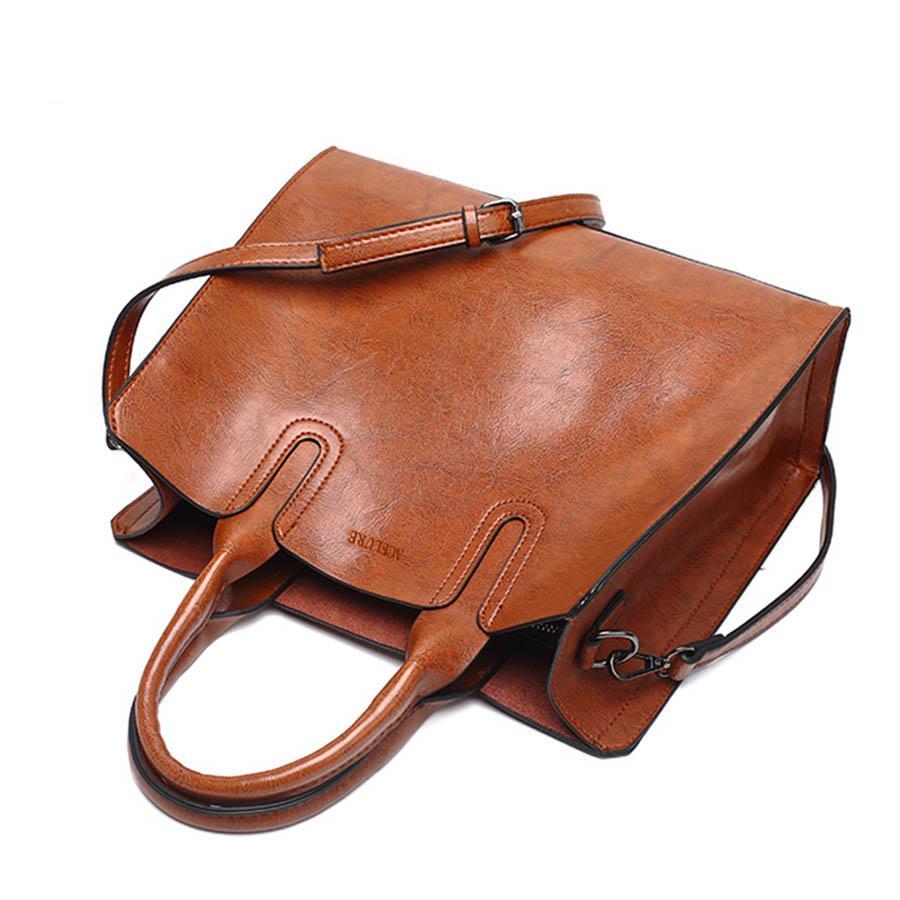 High Quality Casual Leather Handbag