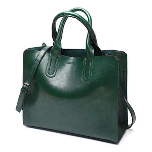 High Quality Casual Leather Handbag