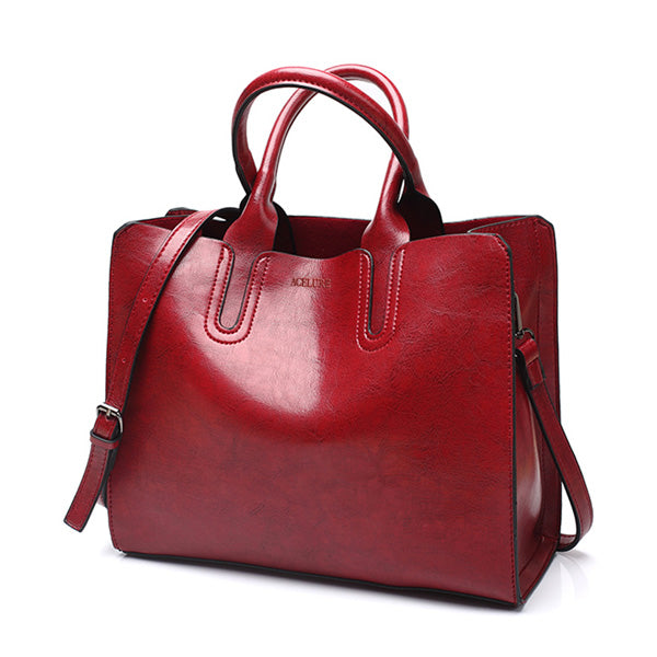 High Quality Casual Leather Handbag