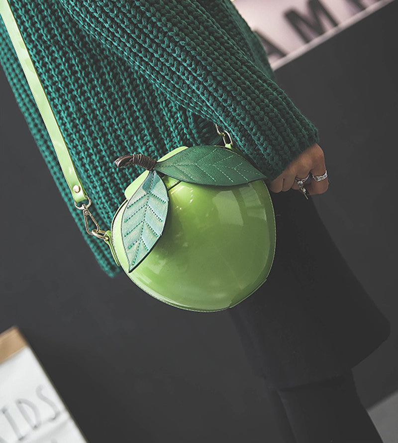 Apple Shape Shoulder Bag