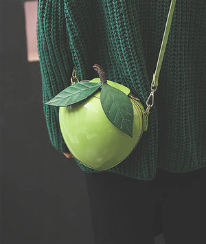 Apple Shape Shoulder Bag