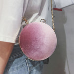 Velour Sphere Clutch