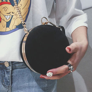 Velour Sphere Clutch