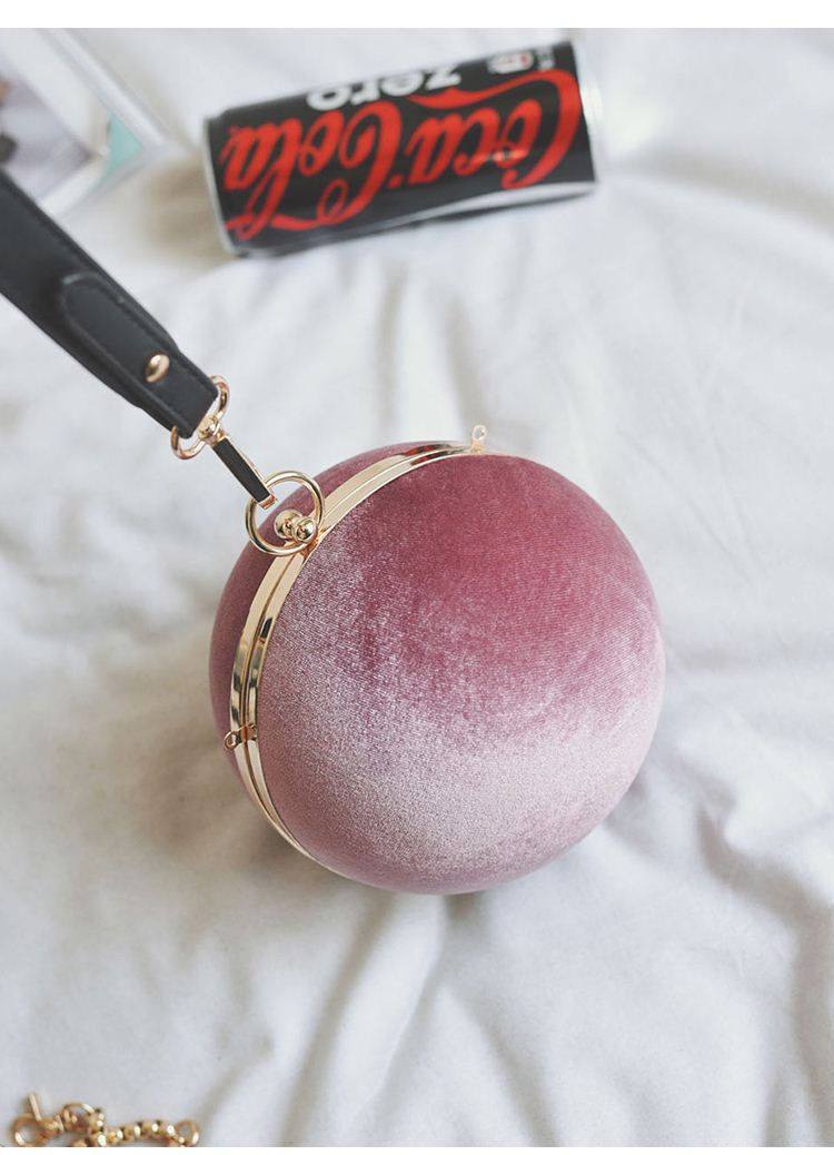 Velour Sphere Clutch