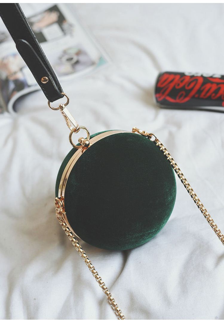 Velour Sphere Clutch