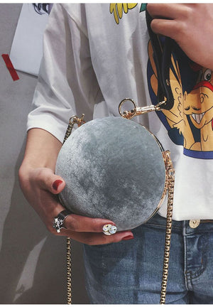 Velour Sphere Clutch