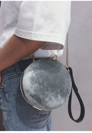 Velour Sphere Clutch