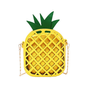 Leather Pineapple Bag