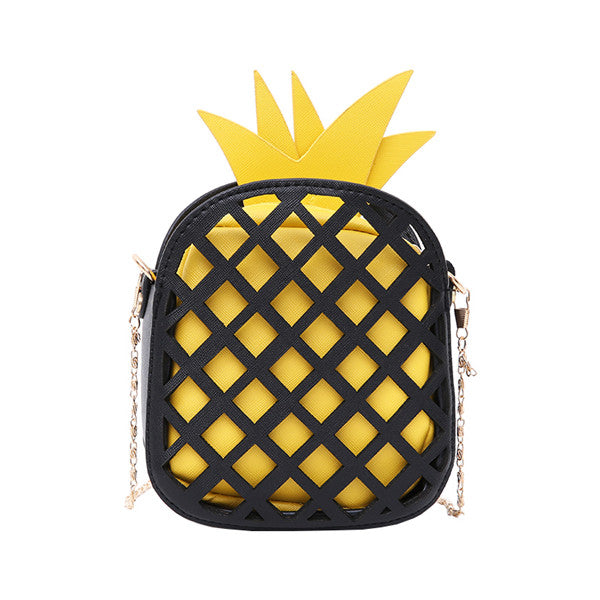 Leather Pineapple Bag