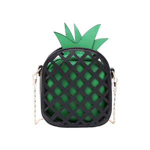 Leather Pineapple Bag