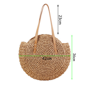 Hand-woven Round  Shoulder Bag