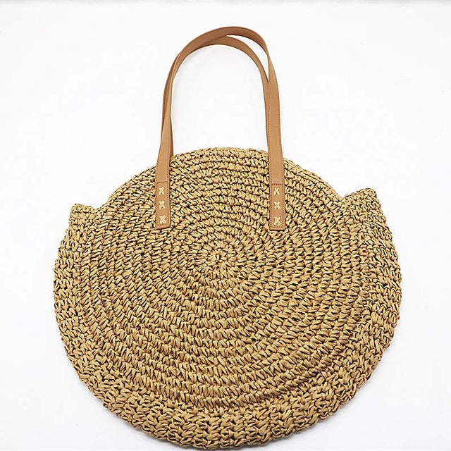 Hand-woven Round  Shoulder Bag