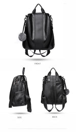 Hight quality vintage backpack -anti-theft-