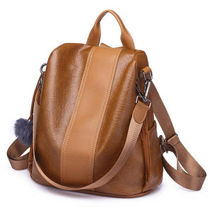 Hight quality vintage backpack -anti-theft-