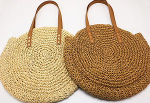 Hand-woven Round  Shoulder Bag